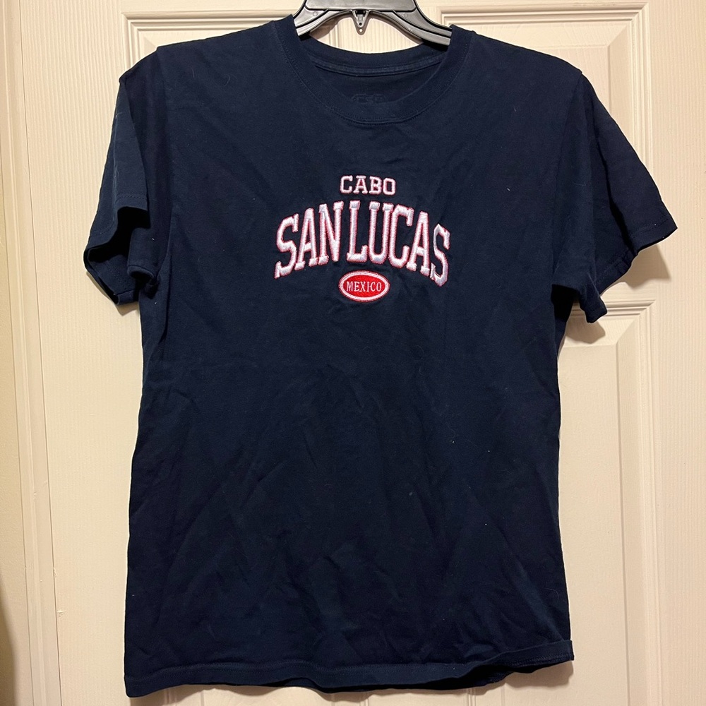 Cabo San Lucas Navy Blue Tee -Size M